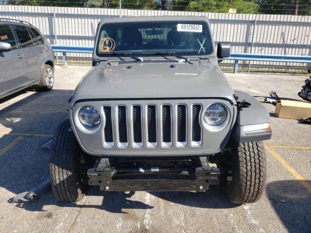 1C4HJXEN1NW120942 - 2022 JEEP WRANGLER U SAHARA GRAY photo 5