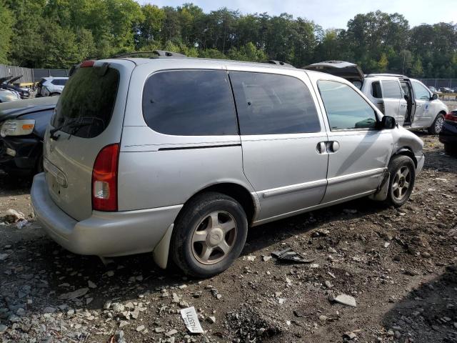 4N2ZN16T42D820848 - 2002 NISSAN QUEST SE SILVER photo 3