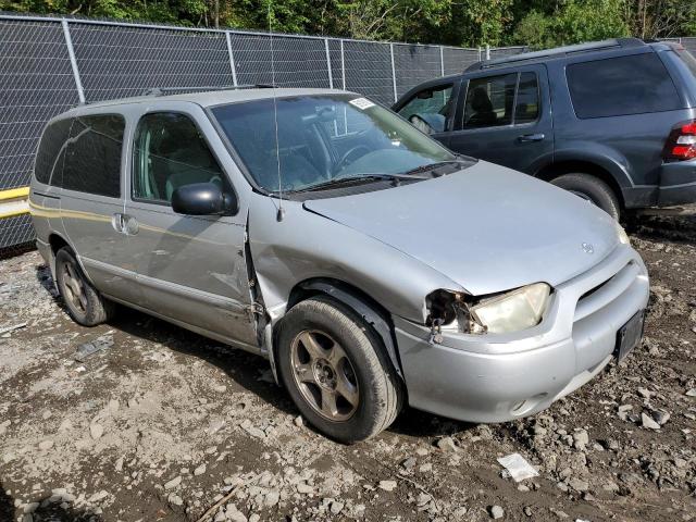 4N2ZN16T42D820848 - 2002 NISSAN QUEST SE SILVER photo 4