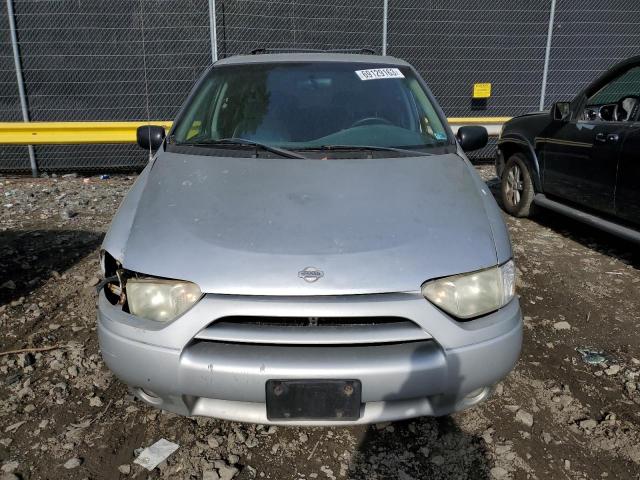 4N2ZN16T42D820848 - 2002 NISSAN QUEST SE SILVER photo 5