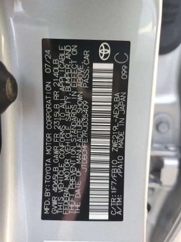 JTDBCMFE7RJ035409 - 2024 TOYOTA COROLLA LE Gümüş foto 13