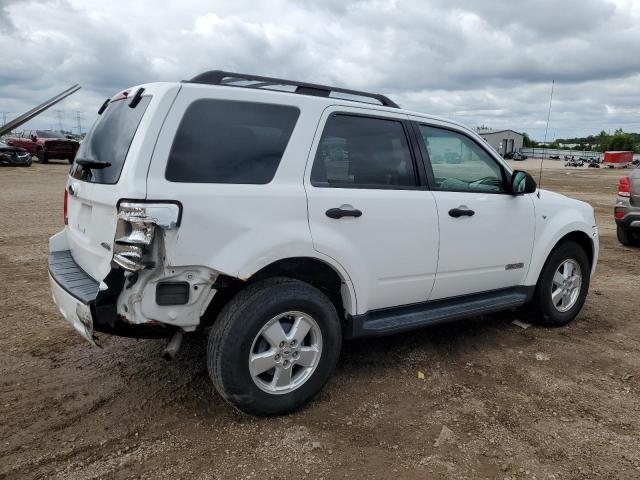 1FMCU93158KB89721 - 2008 FORD ESCAPE XLT თეთრი ფოტო 3