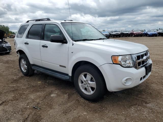 1FMCU93158KB89721 - 2008 FORD ESCAPE XLT თეთრი ფოტო 4