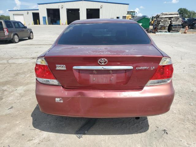 4T1BE32K26U116226 - 2006 TOYOTA CAMRY LE RED photo 6