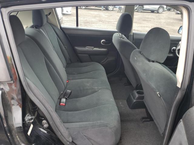 3N1BC1CP7CL372248 - 2012 NISSAN VERSA S BLACK photo 10