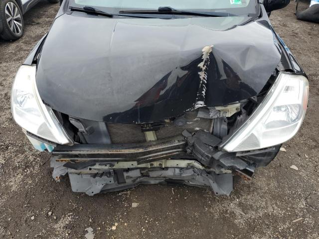 3N1BC1CP7CL372248 - 2012 NISSAN VERSA S BLACK photo 11
