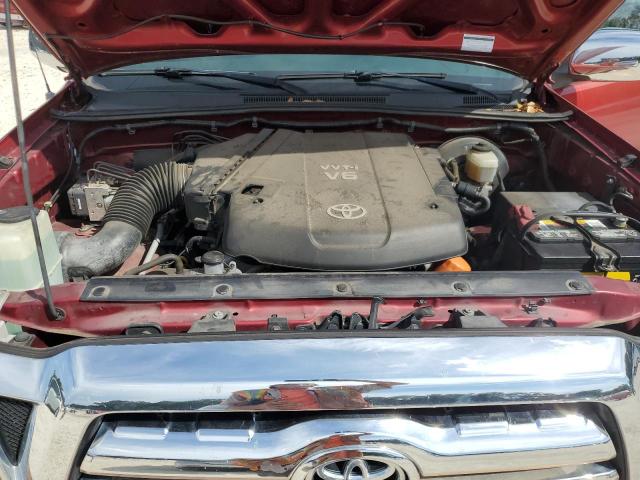 3TMJU62N88M069094 - 2008 TOYOTA TACOMA DOUBLE CAB PRERUNNER RED photo 11