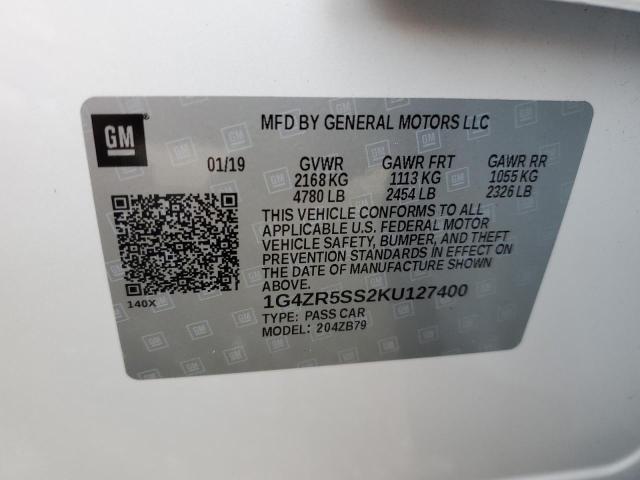 1G4ZR5SS2KU127400 - 2019 BUICK LACROSSE ESSENCE WHITE photo 13