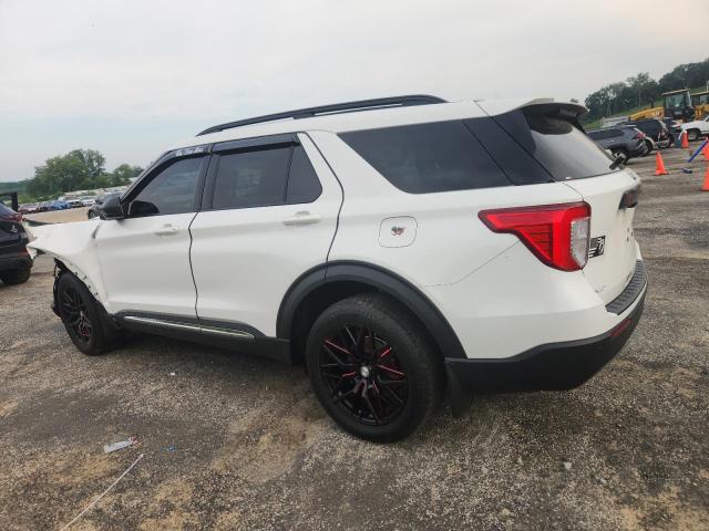 1FMSK8DH3MGB77457 - 2021 FORD EXPLORER XLT WHITE photo 2