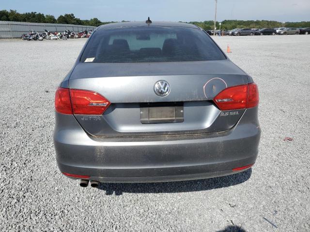 3VWLX7AJ2BM358447 - 2011 VOLKSWAGEN JETTA SEL GRAY photo 6