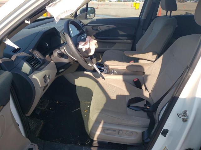 5FNYF5H31KB029119 - 2019 HONDA PILOT EX WHITE photo 7