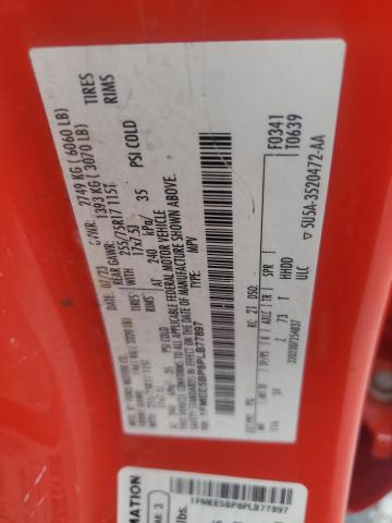 1FMEE5BP8PLB77897 - 2023 FORD BRONCO BASE Rouge photo 13