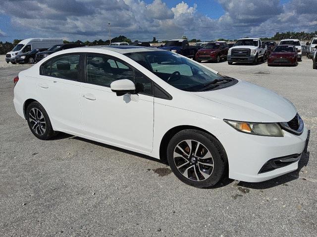 19XFB2F86EE028316 - 2014 HONDA CIVIC EX თეთრი ფოტო 4