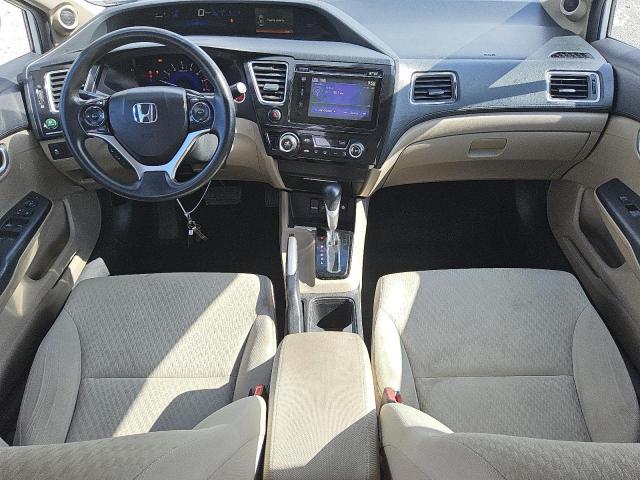 19XFB2F86EE028316 - 2014 HONDA CIVIC EX თეთრი ფოტო 8