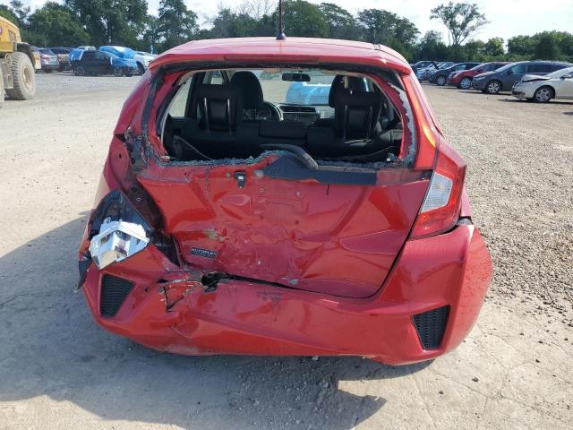 3HGGK5H55FM732041 - 2015 HONDA FIT LX RED photo 6