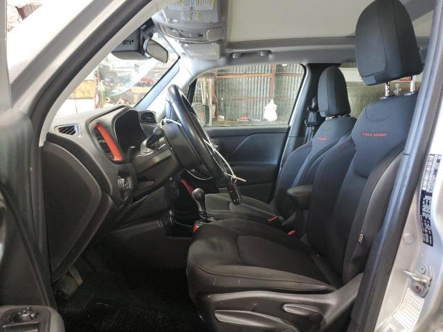 ZACCJBCB3JPH06555 - 2018 JEEP RENEGADE TRAILHAWK Արծաթագույն լուսանկար 7