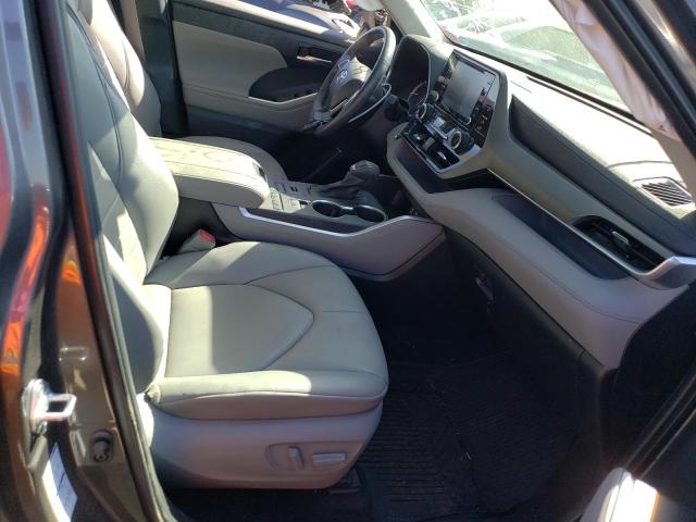 5TDHZRBH8NS572874 - 2022 TOYOTA HIGHLANDER XLE GRAY photo 10