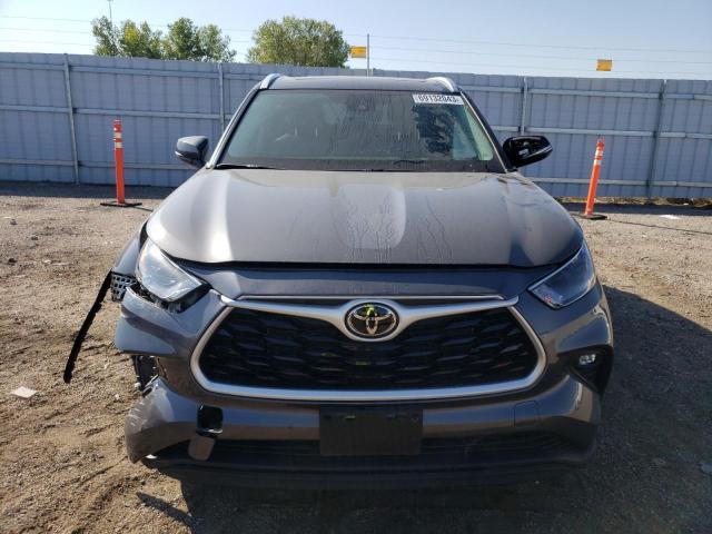 5TDHZRBH8NS572874 - 2022 TOYOTA HIGHLANDER XLE GRAY photo 5