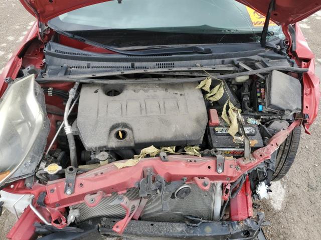 2T1BURHE4GC510806 - 2016 TOYOTA COROLLA L წითელი ფოტო 11