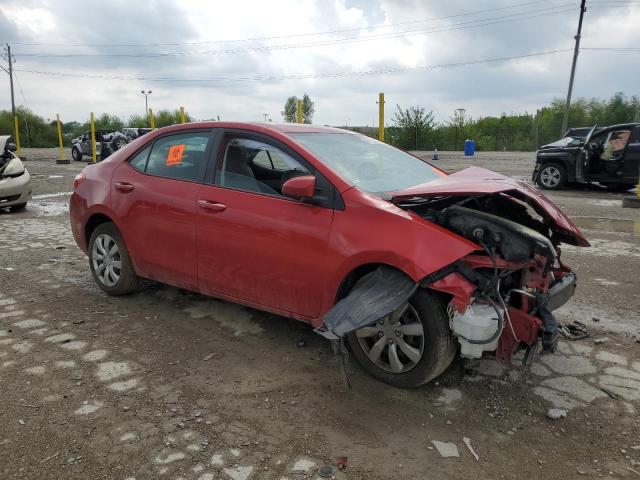 2T1BURHE4GC510806 - 2016 TOYOTA COROLLA L წითელი ფოტო 4