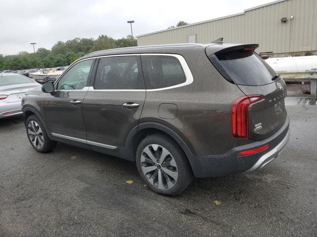 5XYP6DHC6LG005611 - 2020 KIA TELLURIDE S BROWN photo 2