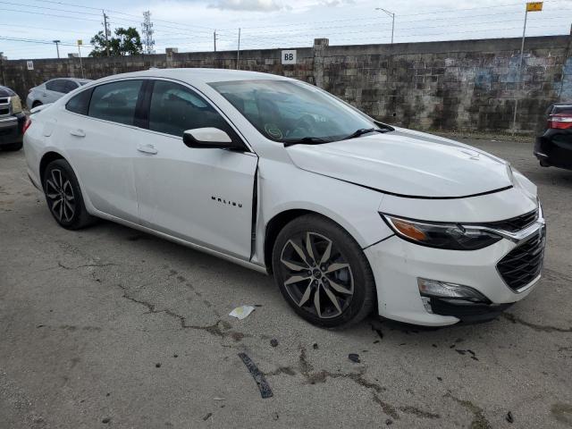 1G1ZG5ST8MF054441 - 2021 CHEVROLET MALIBU RS WHITE photo 4
