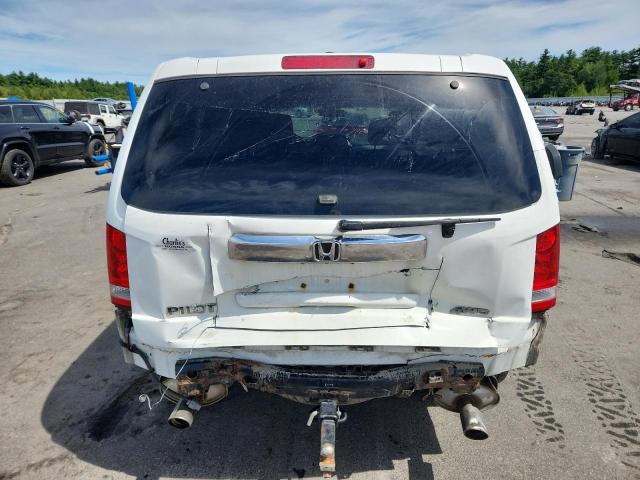 5FNYF4H54CB075038 - 2012 HONDA PILOT EXL WHITE photo 6