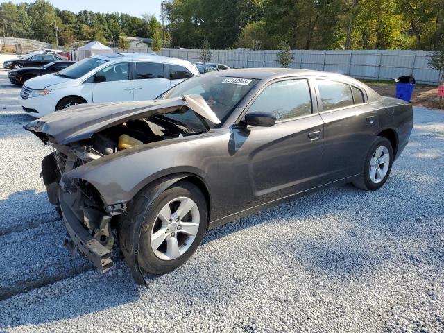 2C3CDXBG5EH144820 - 2014 DODGE CHARGER SE GRAY photo 1