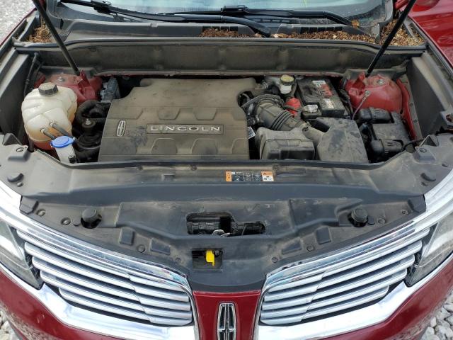 2LMTJ8KR5GBL58319 - 2016 LINCOLN MKX SELECT RED photo 11