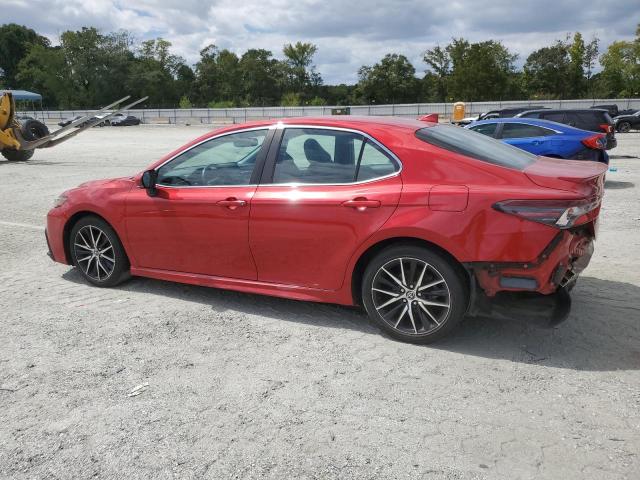 4T1T11AK2MU470217 - 2021 TOYOTA CAMRY SE 红色 照片 2