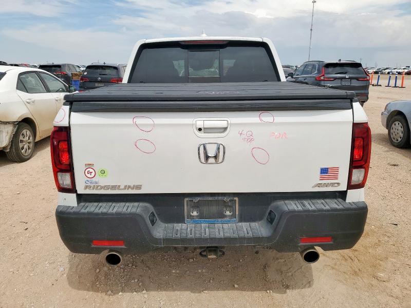 5FPYK3F59PB038413 - 2023 HONDA RIDGELINE RTL WHITE photo 6