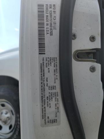 1C6RR7STXNS187635 - 2022 RAM 1500 CLASS TRADESMAN Ақ фото 12