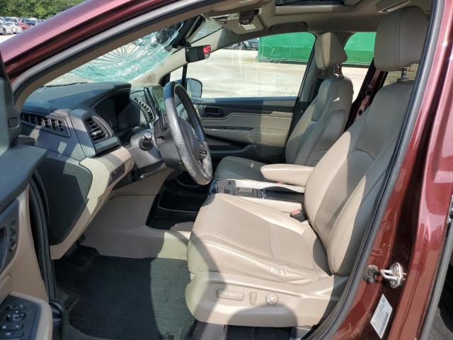 5FNRL6H77KB135385 - 2019 HONDA ODYSSEY EXL Bordo foto 7