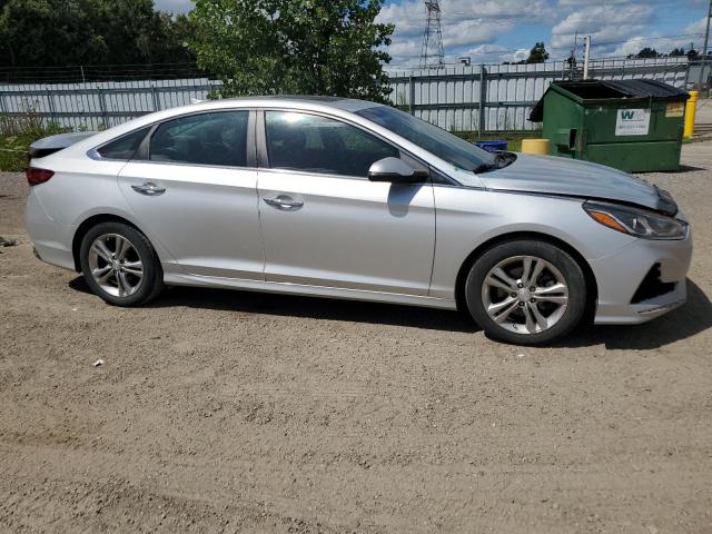 5NPE34AFXJH607843 - 2018 HYUNDAI SONATA SPORT GRAY photo 4
