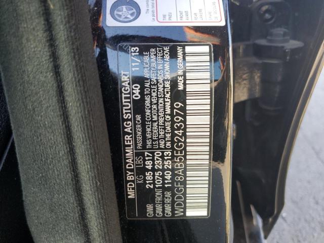 WDDGF8AB5EG243979 - 2014 MERCEDES-BENZ C 300 4MATIC BLACK photo 12