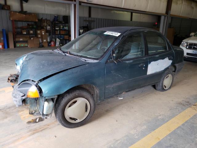 2C1MR5291T6789445 - 1996 GEO METRO BASE GREEN photo 1