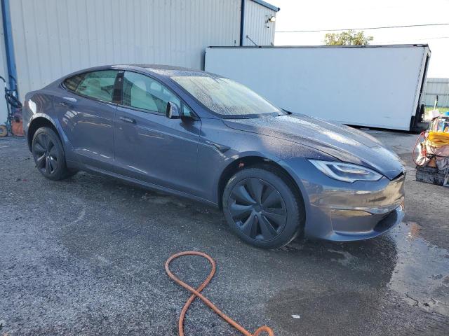 5YJSA1E60MF452031 - 2021 TESLA MODEL S CHARCOAL photo 4