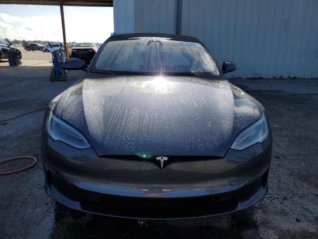 5YJSA1E60MF452031 - 2021 TESLA MODEL S CHARCOAL photo 5