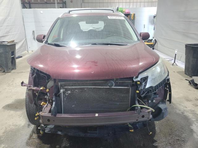 5J6RM4H76DL000877 - 2013 HONDA CR-V EXL MAROON photo 5