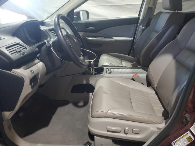 5J6RM4H76DL000877 - 2013 HONDA CR-V EXL MAROON photo 7