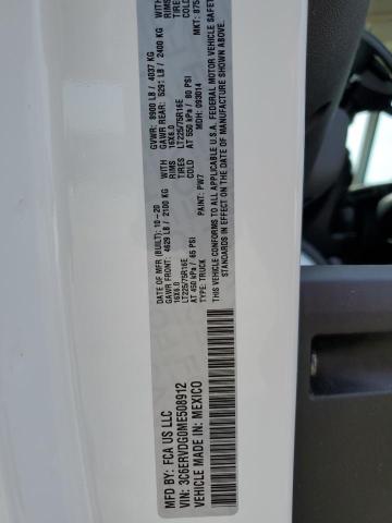 3C6ERVDG0ME508912 - 2021 RAM PROMASTER 2500 HIGH WHITE photo 13