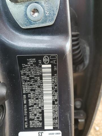 2T1BU4EEXCC842413 - 2012 TOYOTA COROLLA BASE Сұр фото 12