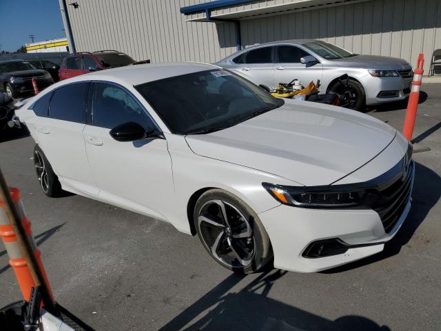 1HGCV1F34MA088896 - 2021 HONDA ACCORD SPORT WHITE photo 4