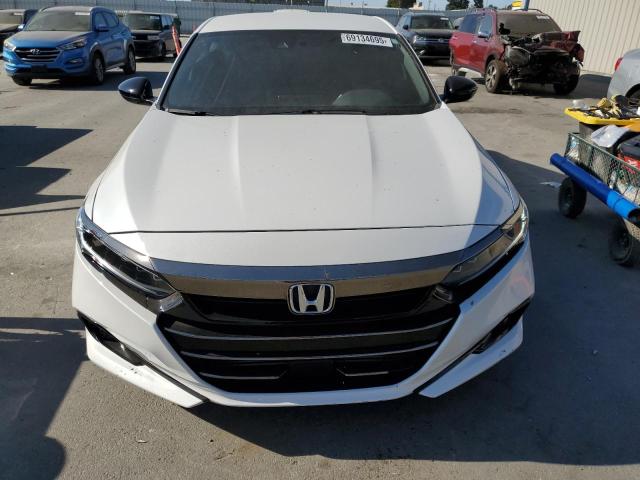 1HGCV1F34MA088896 - 2021 HONDA ACCORD SPORT WHITE photo 5