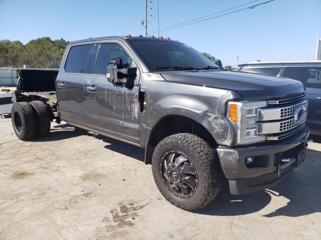1FT8W3DT6HEC60019 - 2017 FORD F350 SUPER DUTY GRAY photo 4