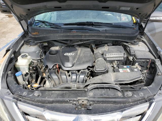 5NPEC4AC4CH415973 - 2012 HYUNDAI SONATA SE GRAY photo 11