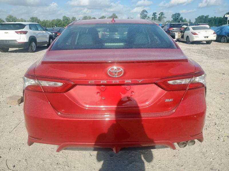 4T1B11HK2KU275457 - 2019 TOYOTA CAMRY L RED photo 6