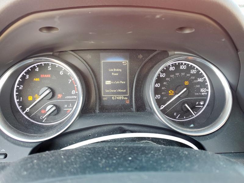 4T1B11HK2KU275457 - 2019 TOYOTA CAMRY L RED photo 9