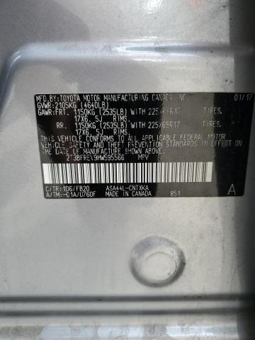 2T3BFREV9HW595566 - 2017 TOYOTA RAV4 LE SILVER photo 13