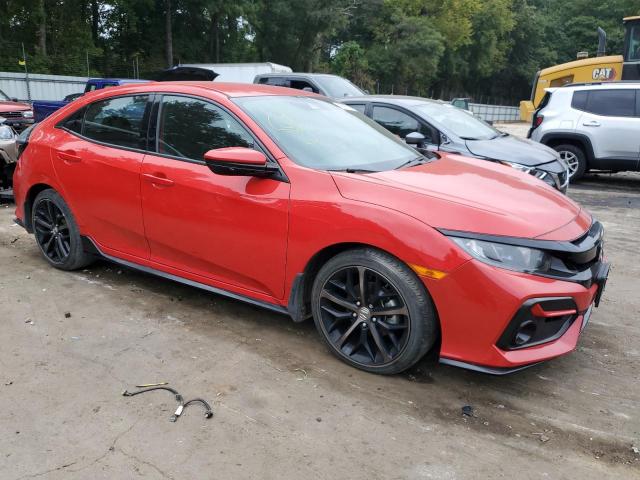 SHHFK7H41LU221468 - 2020 HONDA CIVIC SPORT 红色 照片 4